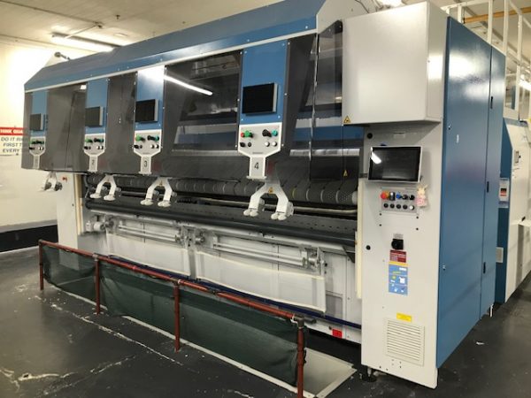 Gas-Heated Kannegiesser Ironer Line, complete