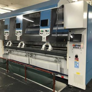 Gas-Heated Kannegiesser Ironer Line, complete