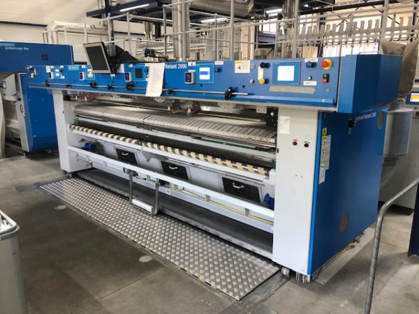 Complete Jensen gas heated ironer line