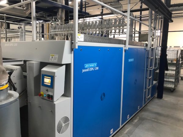 Complete Jensen gas heated ironer line - Image 2