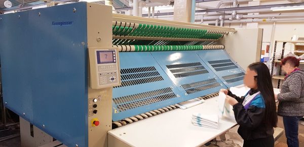 Ironer Line with Kannegiesser Feeder & Folder - Image 3