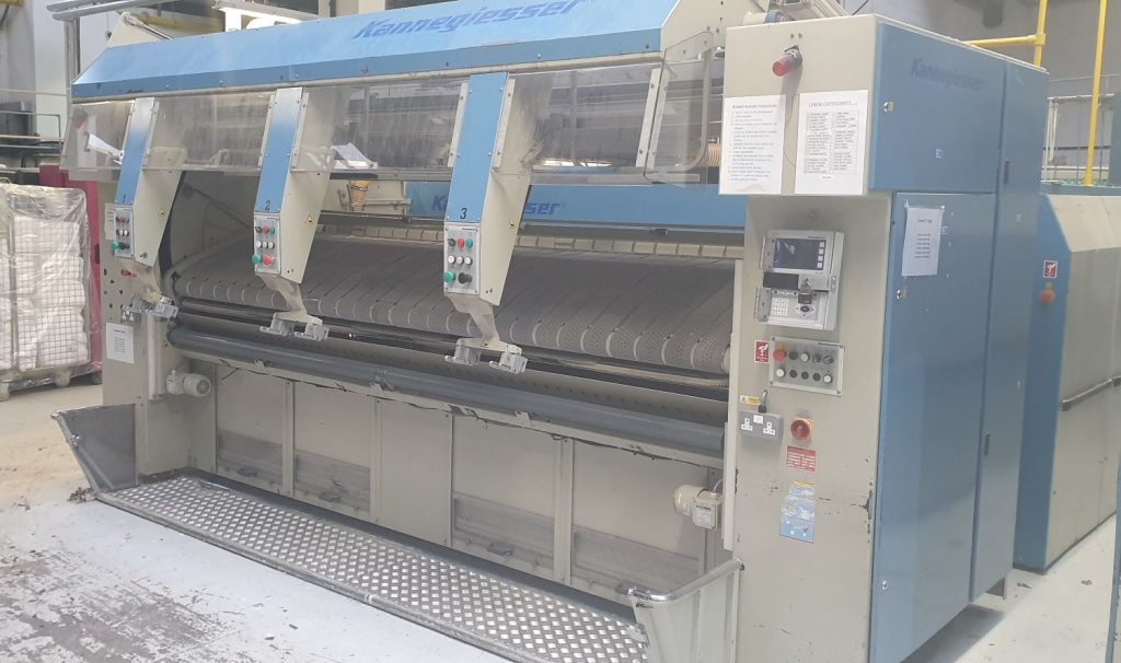 Kannegiesser EMTS Three Station Flatwork Feeder Laundryquip