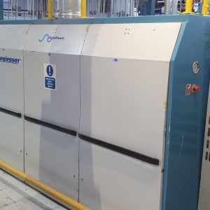 Kannegiesser Model HPM-2-35 two roll ironer