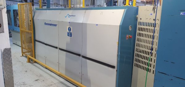 Kannegiesser Model HPM-2-35 two roll ironer