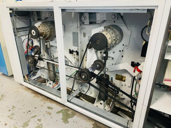 2004 Jensen EXG8 two-roll gas-heated ironer drive
